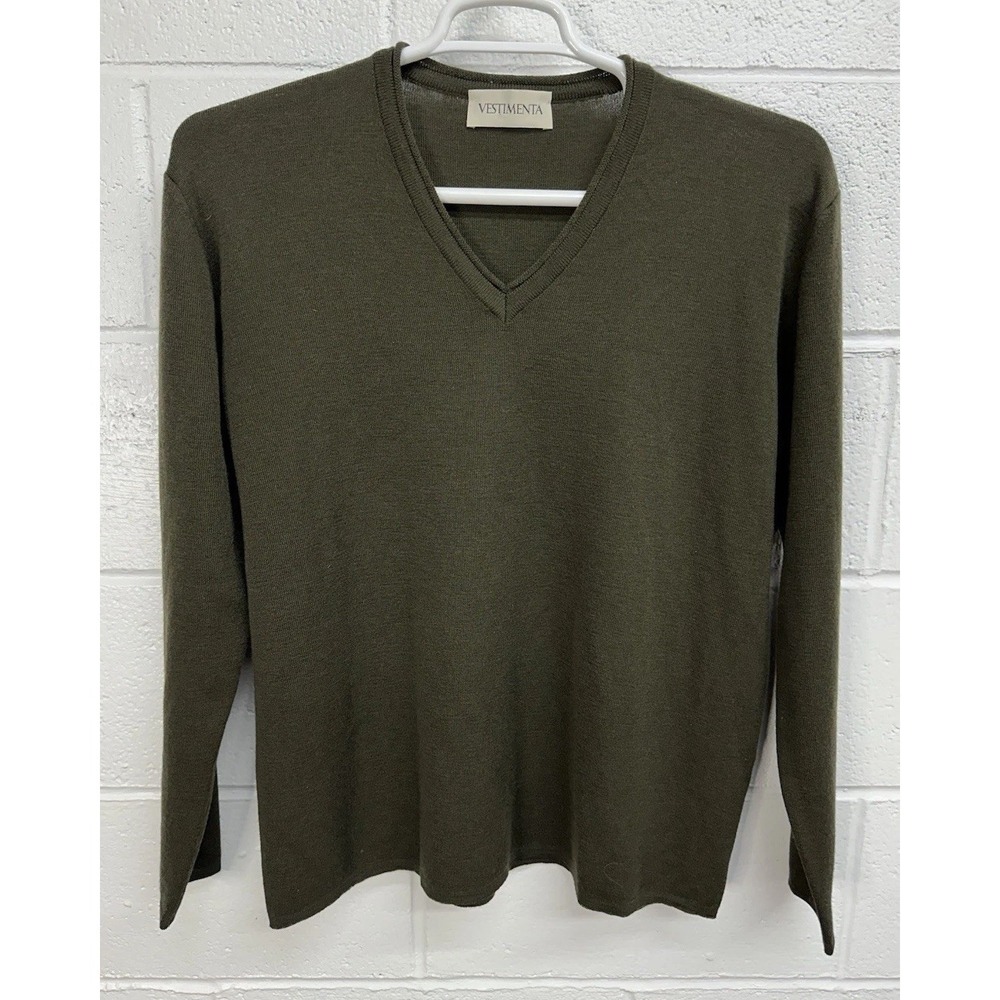 Vestimenta 100% Merino Wool V-neck Sweater / Men's‎ Size XL